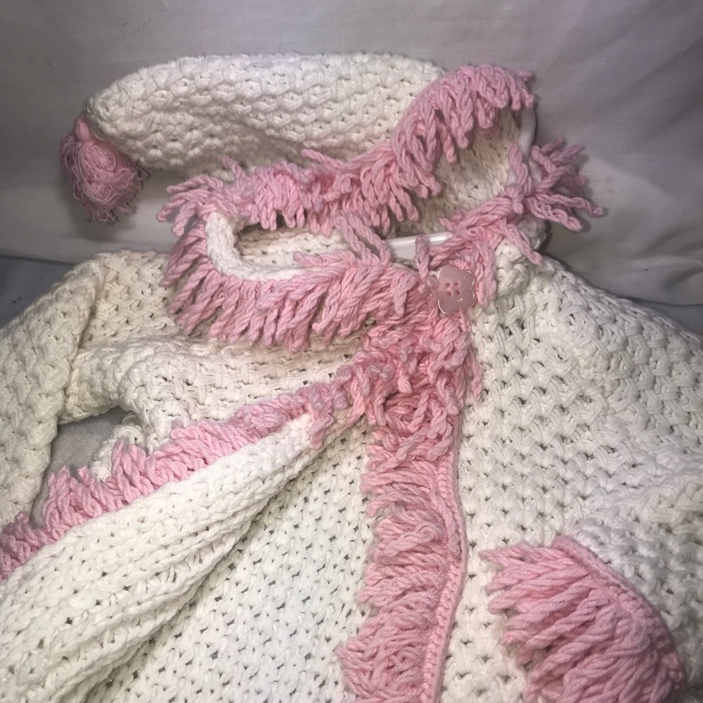 HANDMADE  FLEESE 18M  Jacket w/hood - Picture 2 of 4